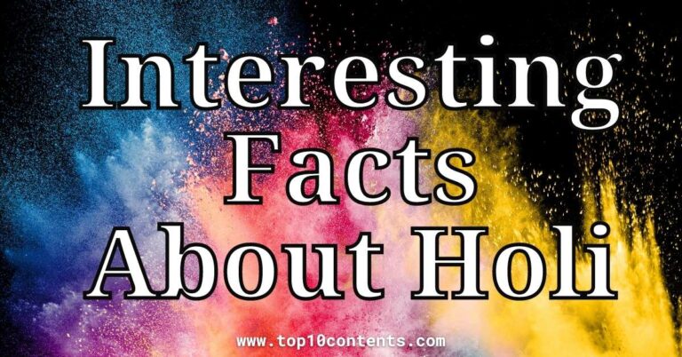 Interesting Facts About Holi